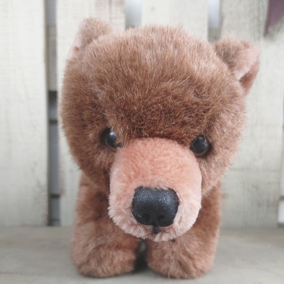 Vintage DAKIN 1983 Brown Plush Cub Stuffed Animal Grizzly Bear Soft Cuddly 12" - Picture 10 of 16